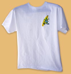 front of white honu t-shirt item I D T S W H