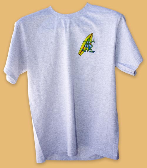 front of ash gray honu turtle t-shirt item I D T S A H